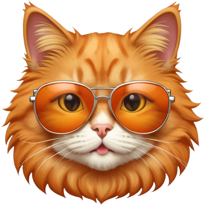 ridiculous cat with sunglasses emoji