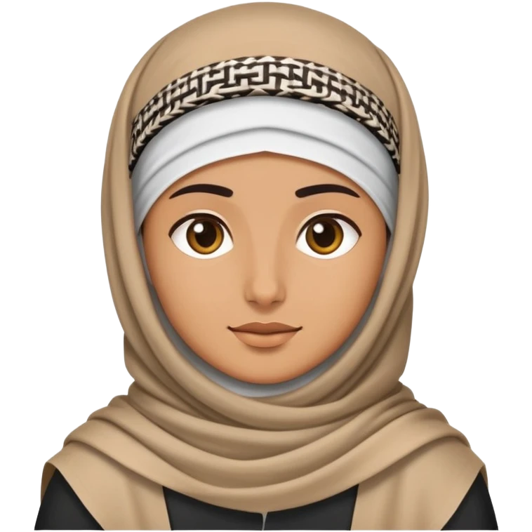 Создай человека с арафаткой  emoji