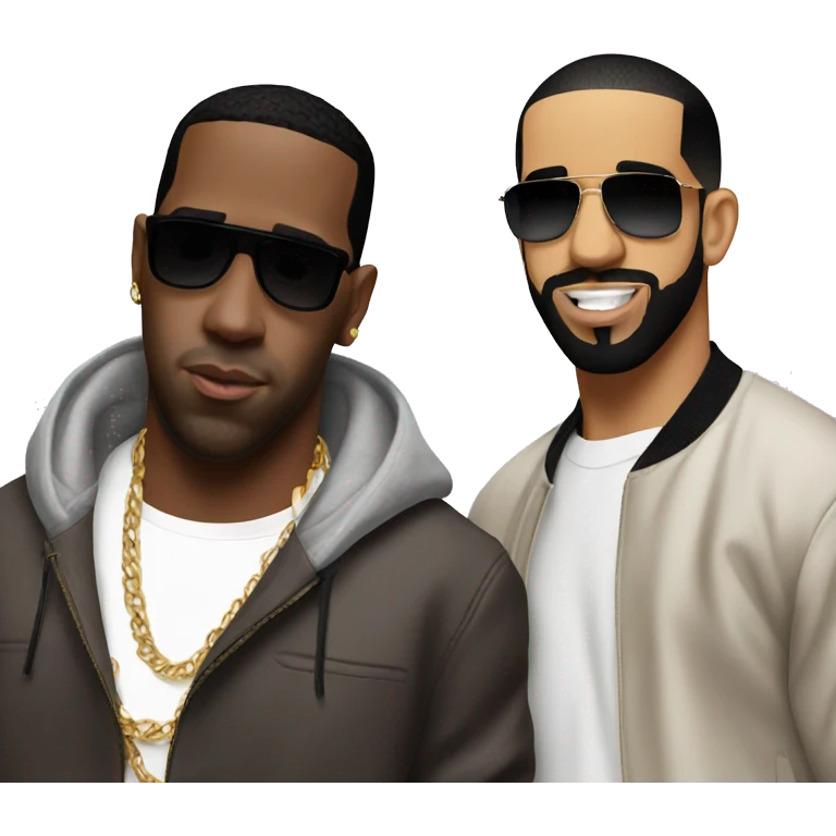 p diddy and drake emoji