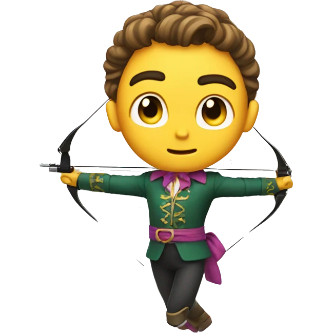 Jojo shooting a bow emoji