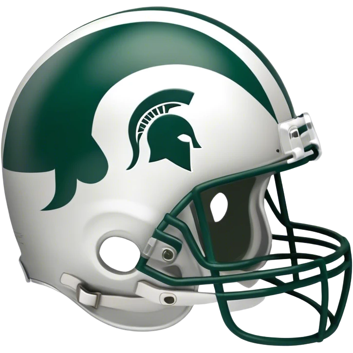 Michigan state spartians helmet emoji