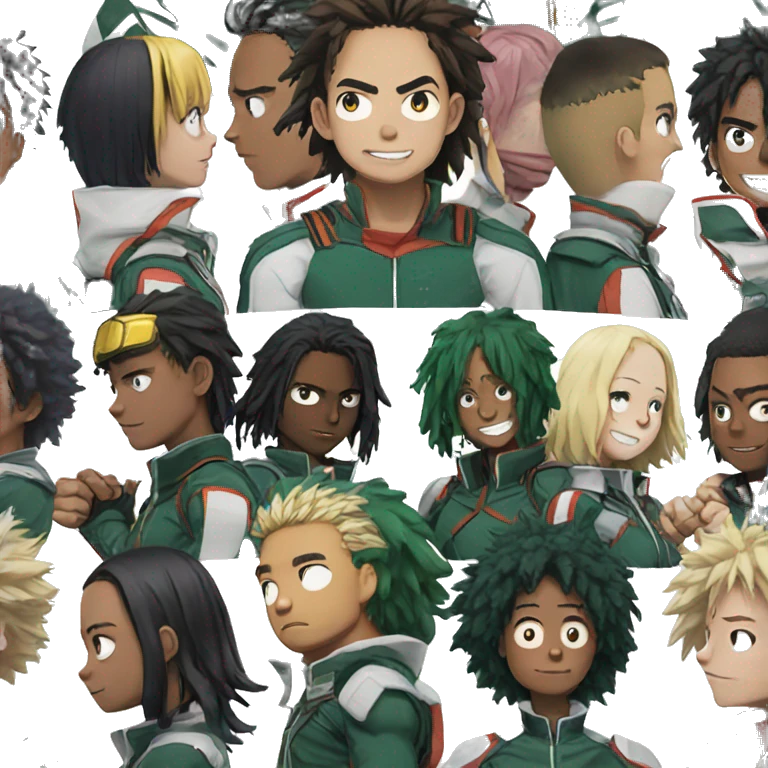 My hero academia emoji