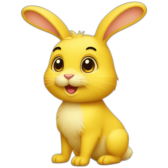 yellow rabbit emoji