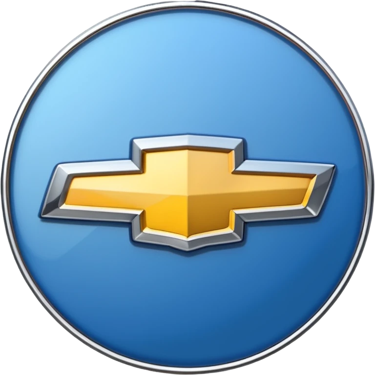 Chevrolet logo badge accurate straight emoji