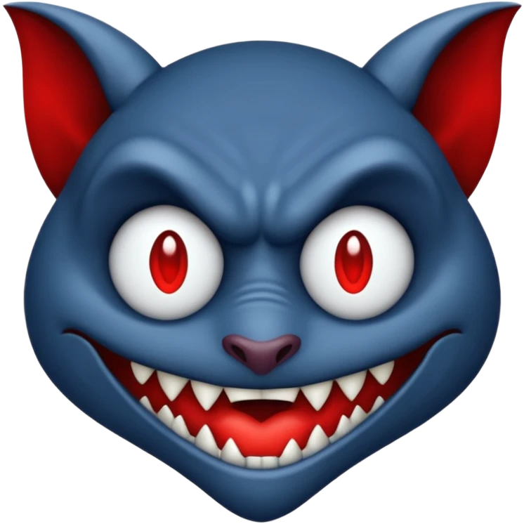 O inima mov,cu trecere spre albastru deschis si coada de drac! emoji