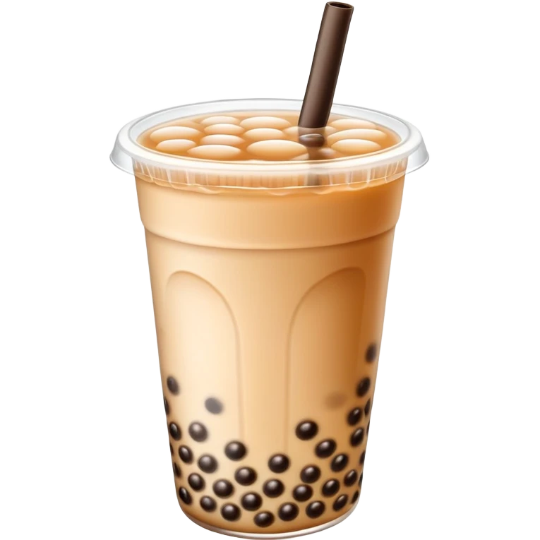 bubble tea with tapioca pearls emoji