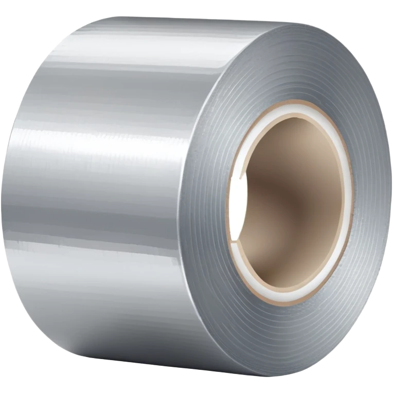 A roll of silver duct tape emoji