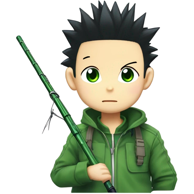 Gon from the anime hunterxhunter emoji
