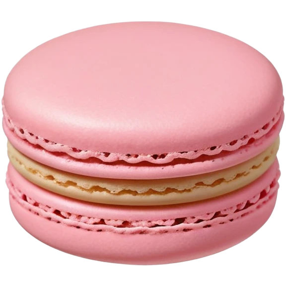 Light pink macaron emoji