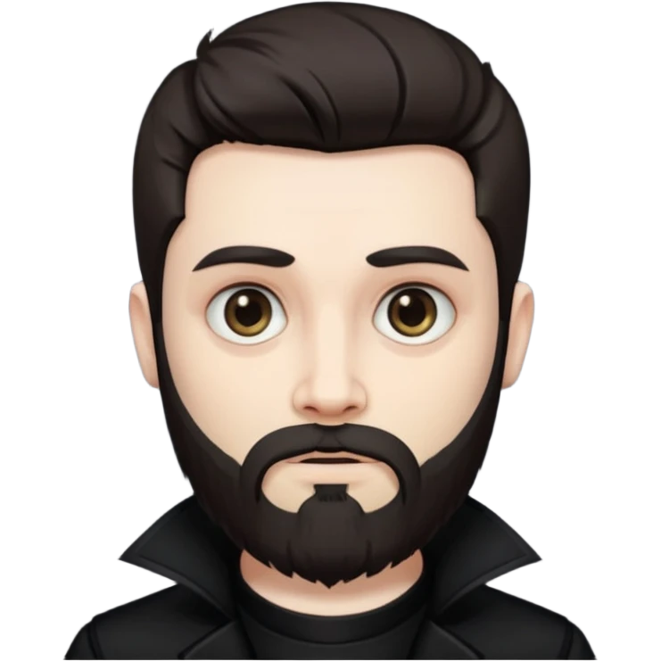 gothic man with beard emoji
