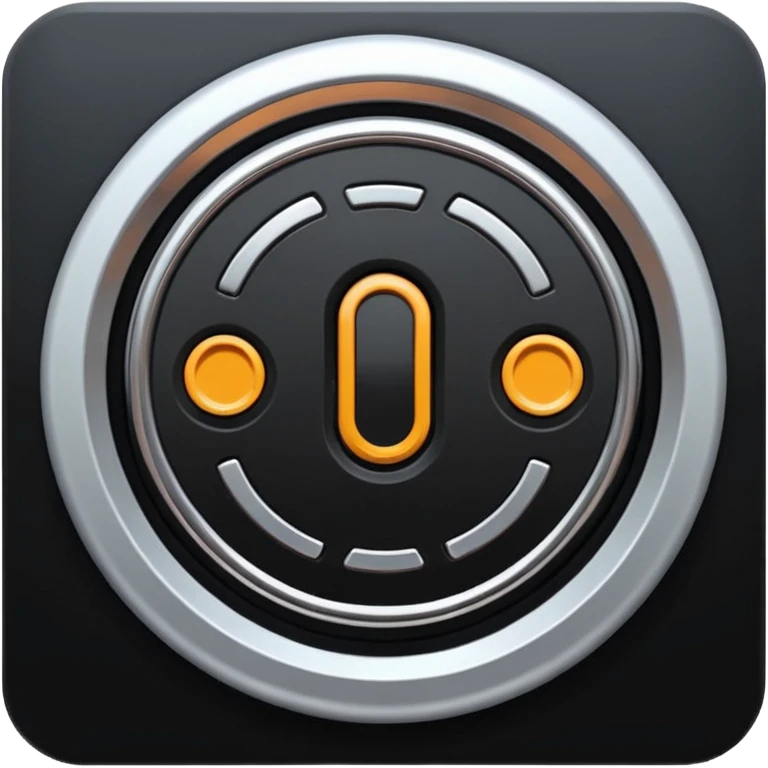 car switch on engine button in black emoji
