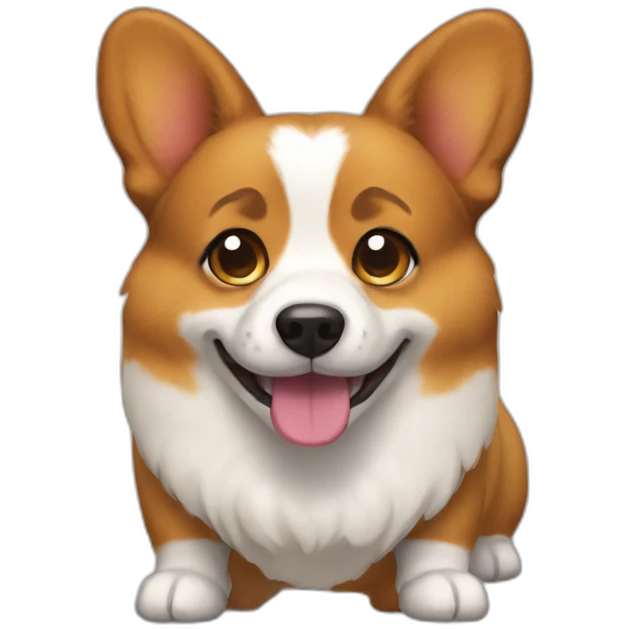 poop corgi emoji