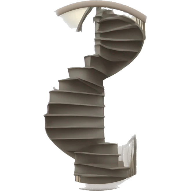 spiral staircase in a circle emoji