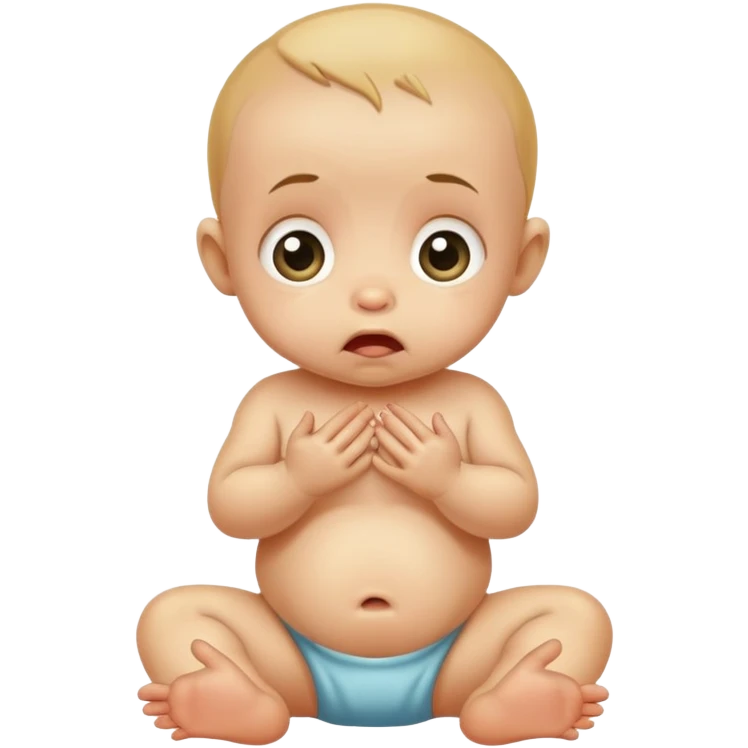 poor impoverished begging baby emoji