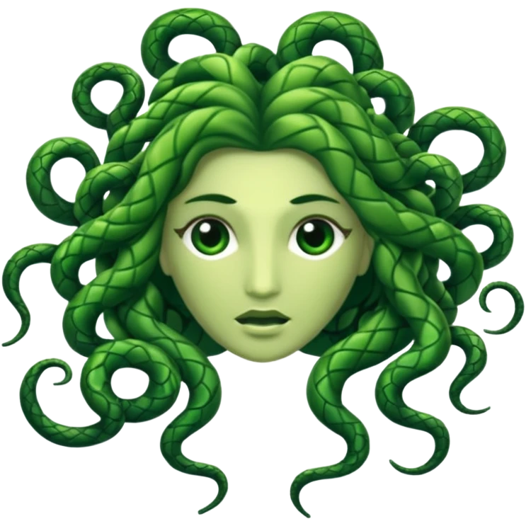 medusa hair emoji
