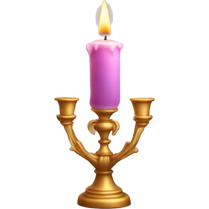 Fancy candle emoji