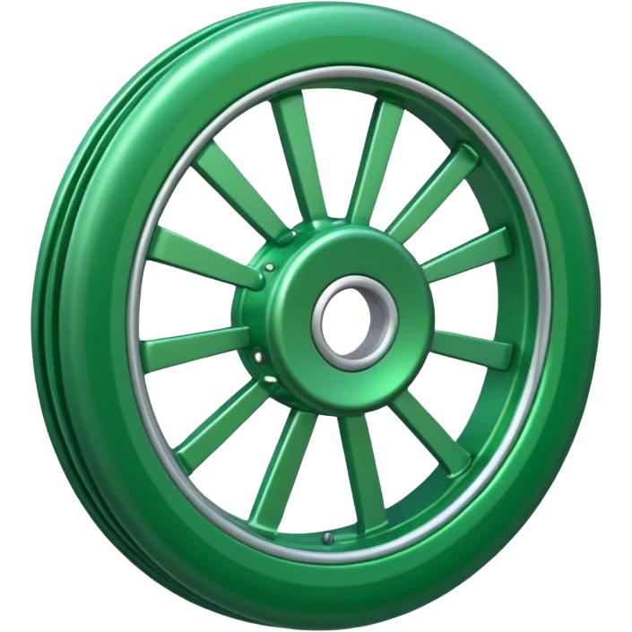 green glider wheel emoji