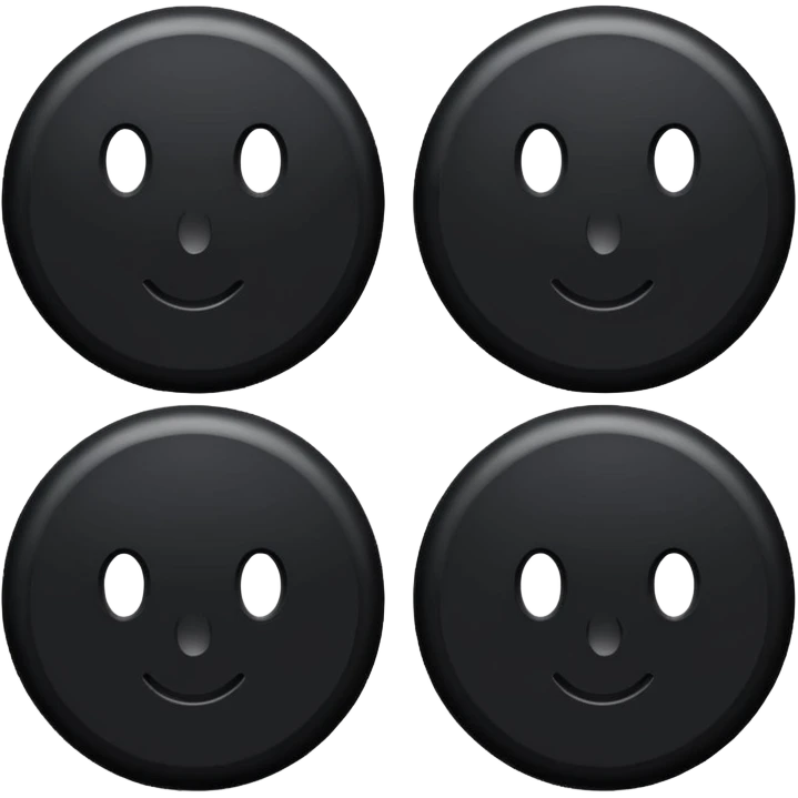 Make to round circles and one long line emoji