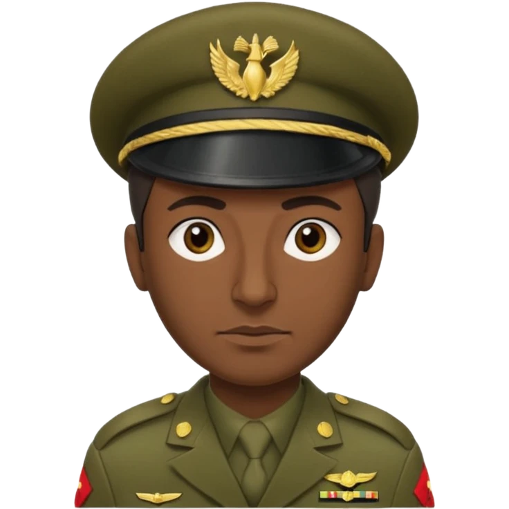 Iraqi military, only head emoji