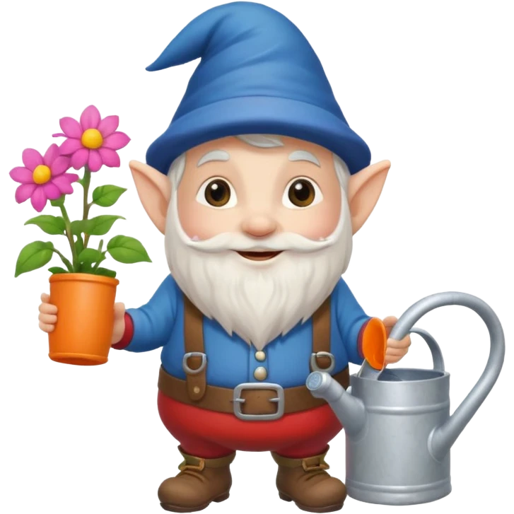 gnome with watercan emoji