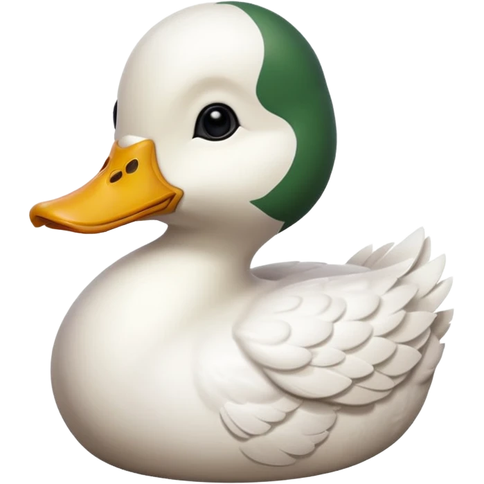 white call duck with yellow beek emoji
