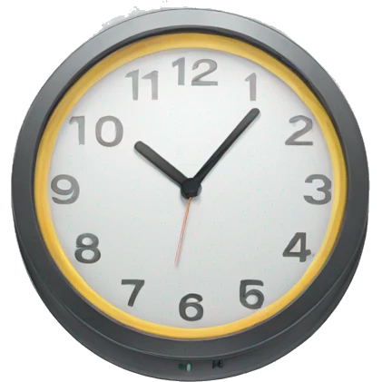 digital clock emoji