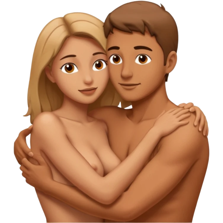 naked man fucks naked woman. Botha of them are completely naked. show Details emoji