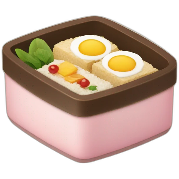kawai bento box emoji