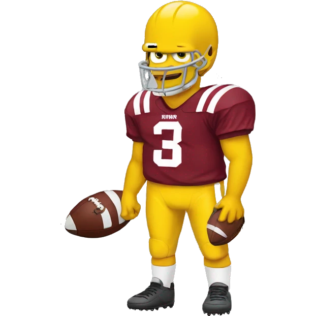 simpson football emoji