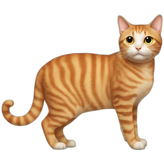 Cat with butt emoji