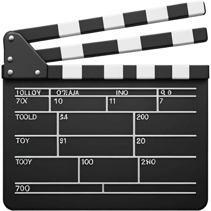 video cine claqueta emoji