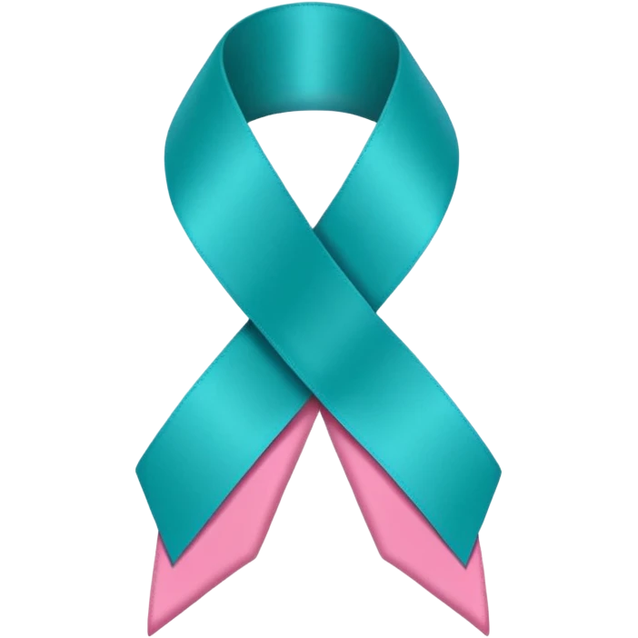 Thyroid cancer ribbon emoji