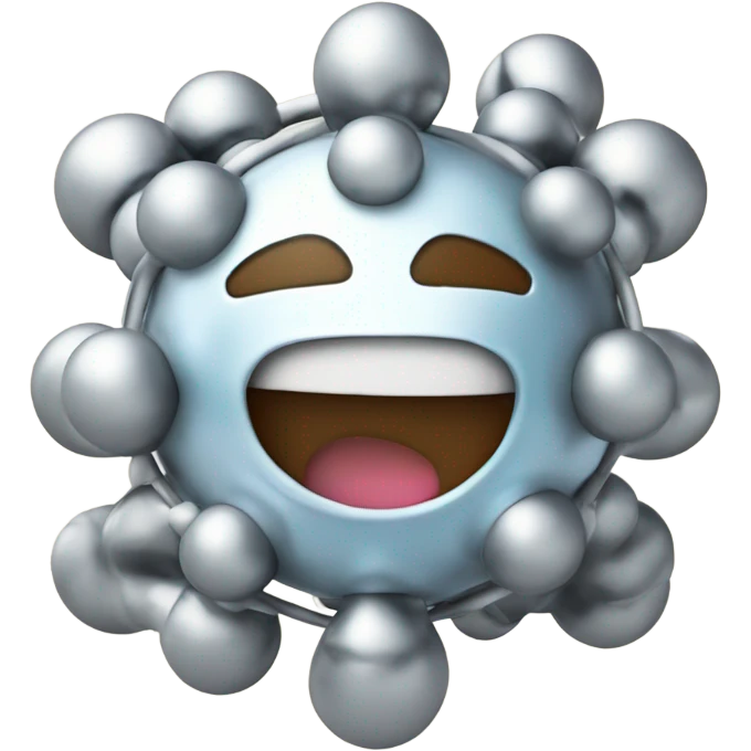 photorealistic einsteinium smile emoji