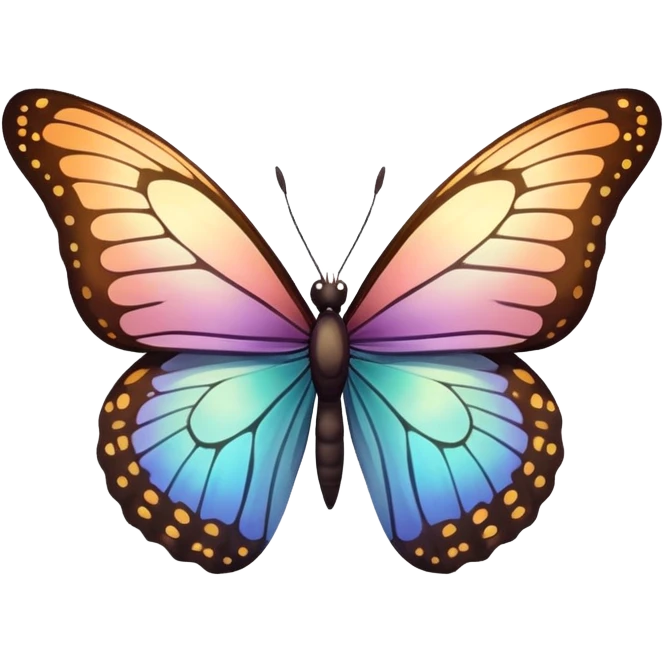 Behavior butterfly ￼ emoji