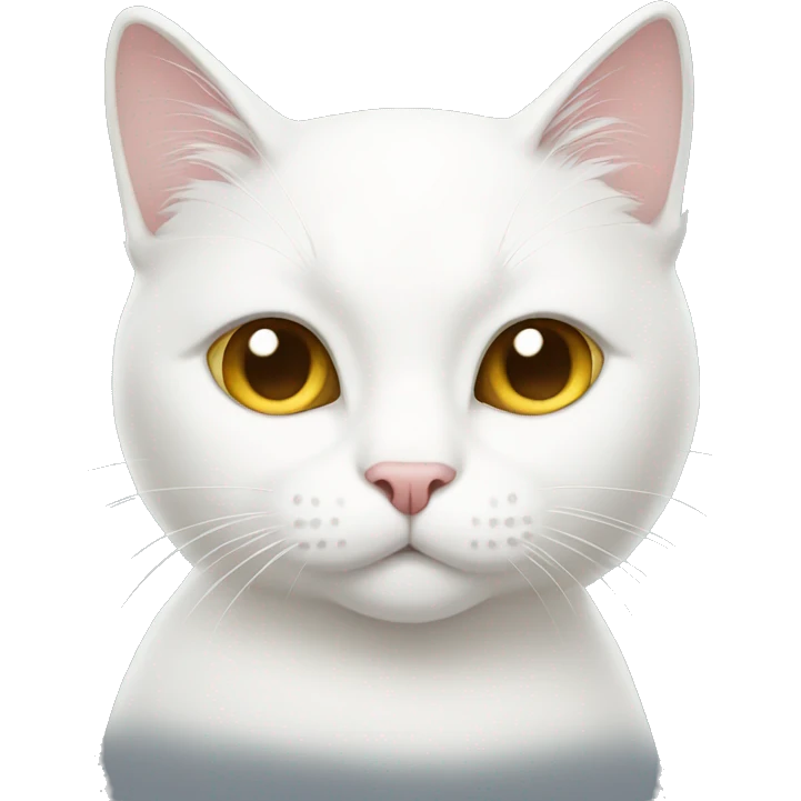 white cat emoji