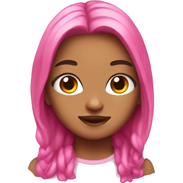 Pink cute emoji