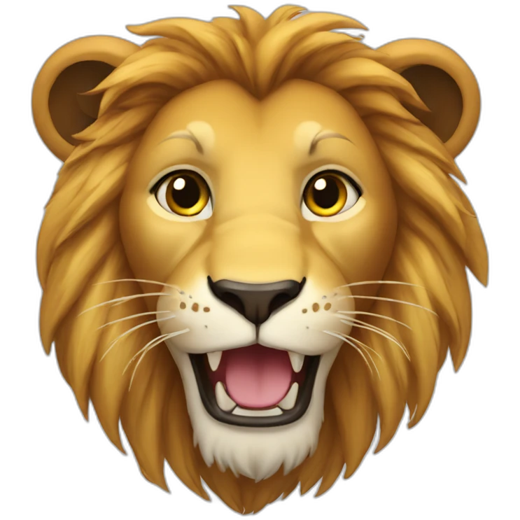 lion heureux emoji