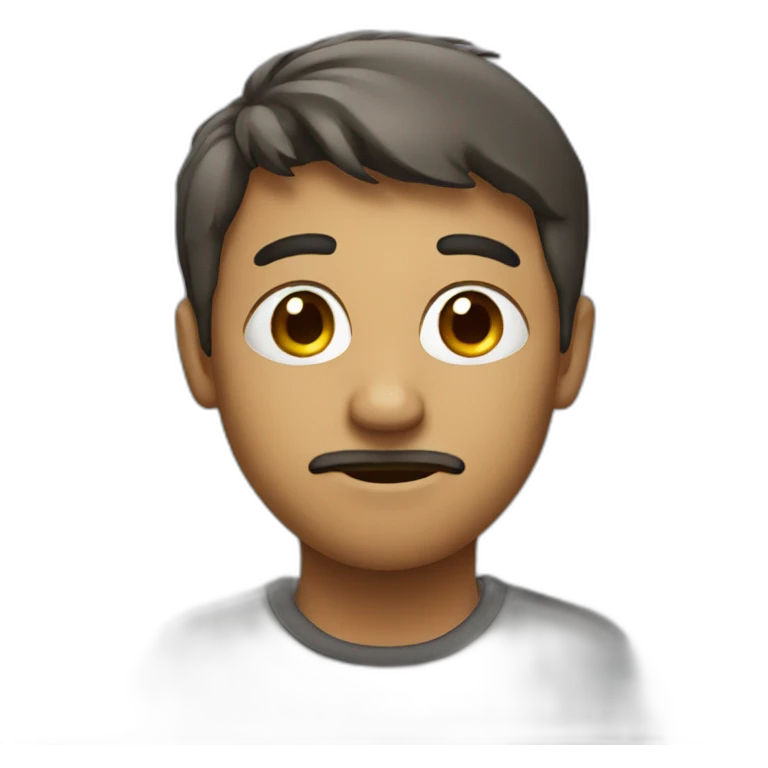 Side eye looking person emoji