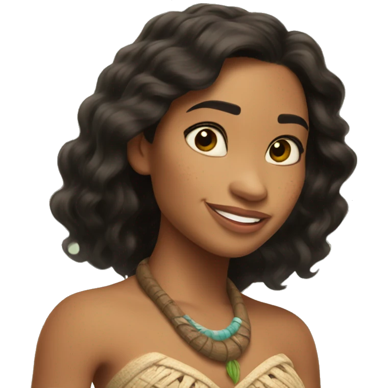 Princess Moana emoji