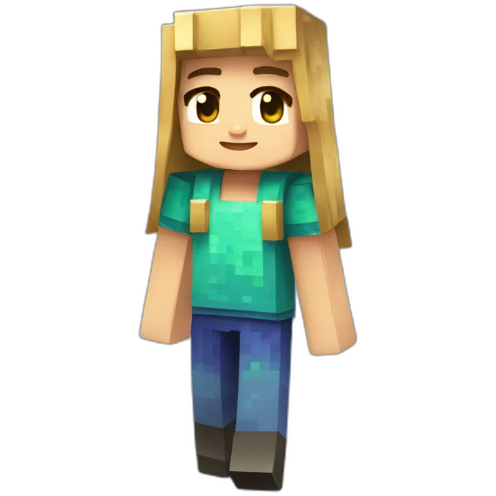 Minecraft girl emoji