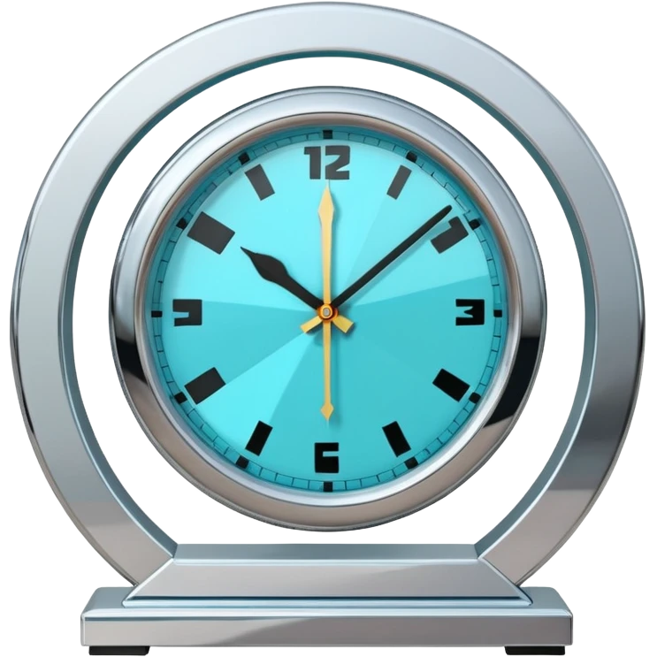 postmodern mantel clock emoji