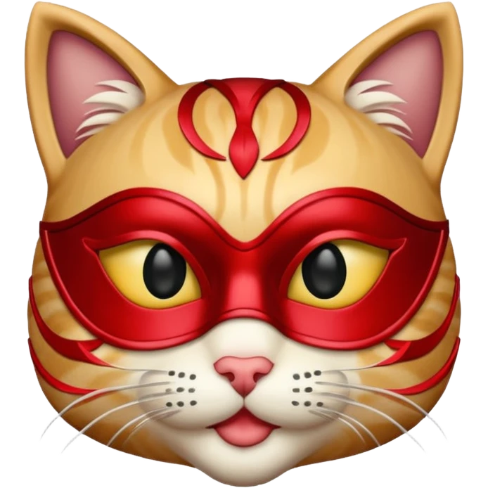 cat with masquerade mask emoji