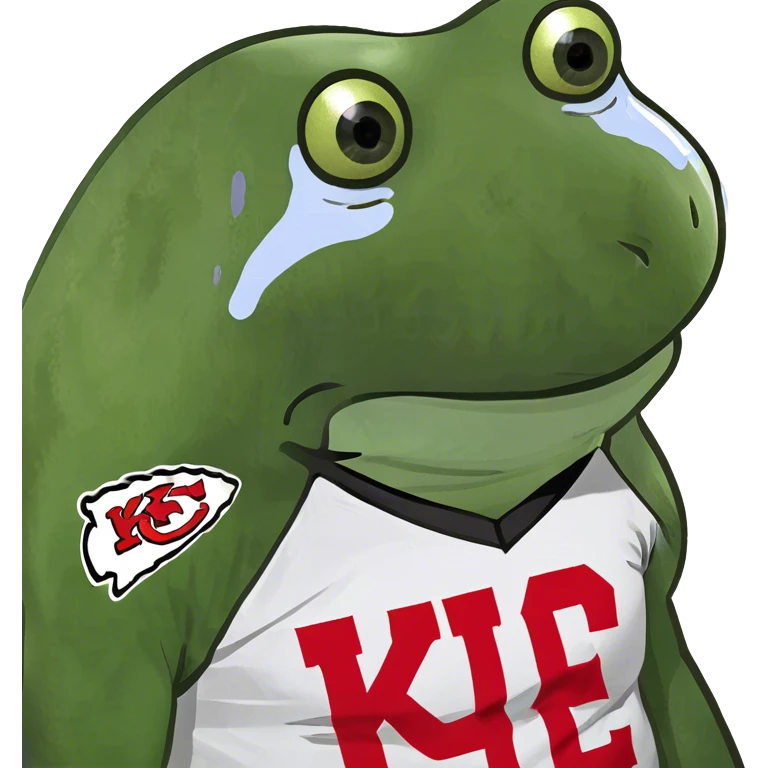 Kansas City Chiefs crying emoji