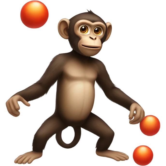 monkey juggling emoji