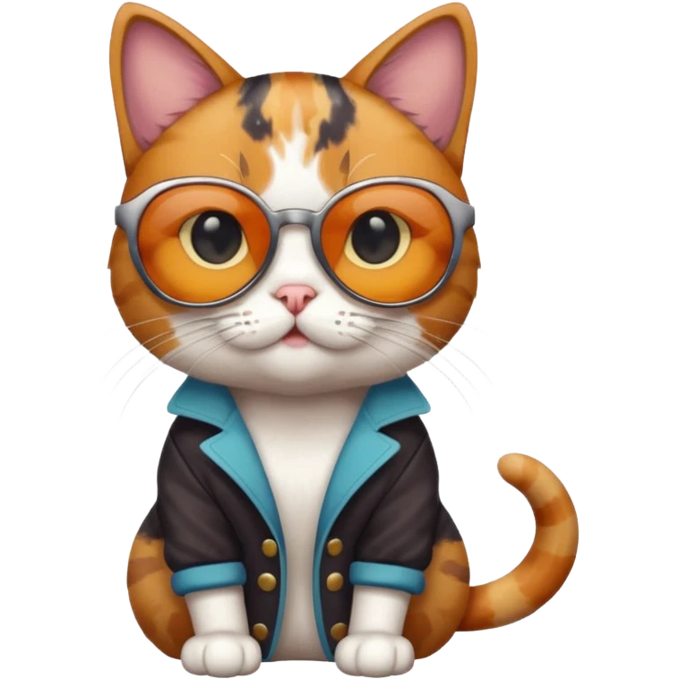 Cat wearing sunglasses emoji