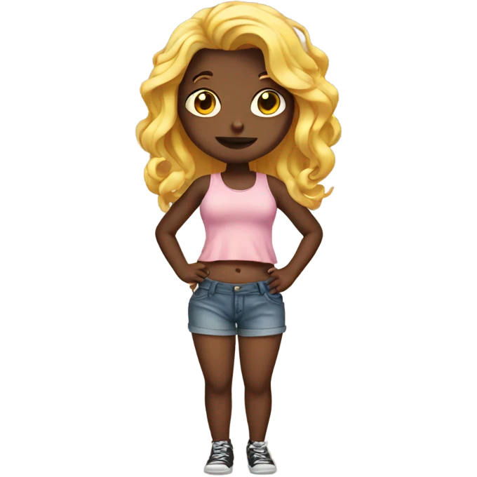 Girl with belly piercing  emoji
