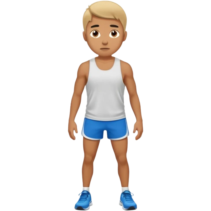 Runner who needs to poop emoji