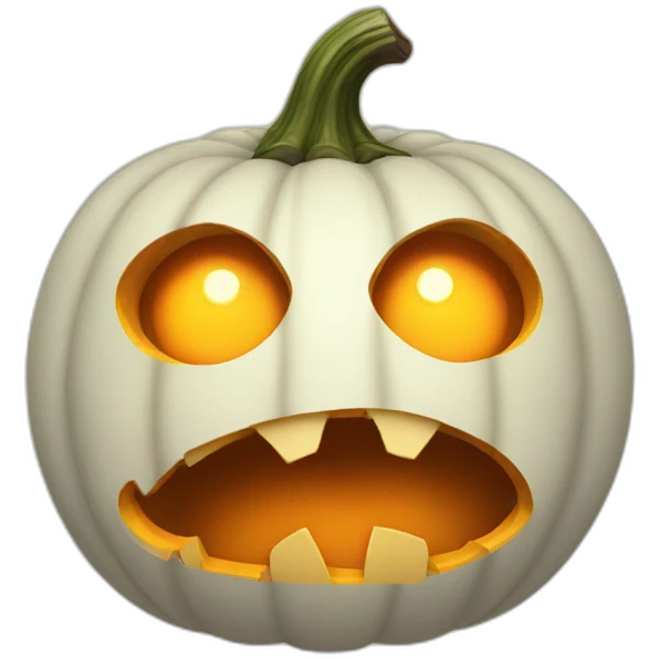 The Astonished Pumpkin emoji