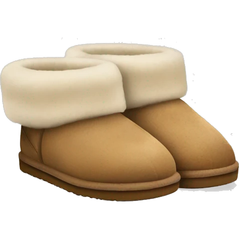 ugg slippers  emoji