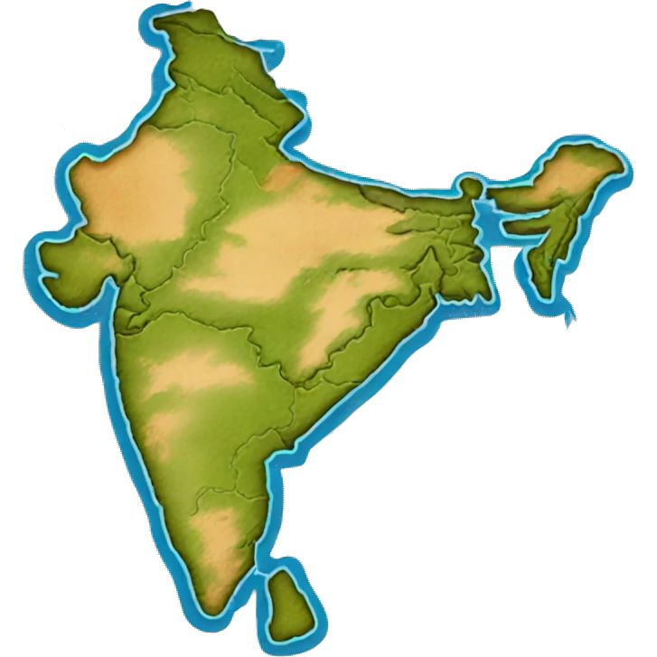 South Asia map emoji emoji